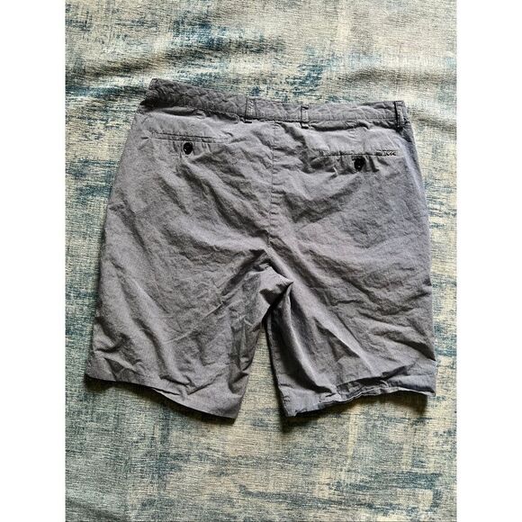 Michael Kors Blue White Micro Plaid 100% Cotton Shorts Size 34 - Picture 2 of 7